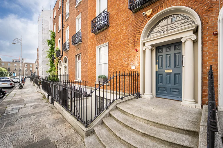 Georgian entrance of the Dublin training academy